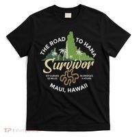 Road To Hana Survivor Curvy Palm Maui Hawaii T-Shirt thumb 0