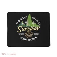 Road To Hana Survivor Curvy Palm Maui Hawaii Mousepad thumb 0