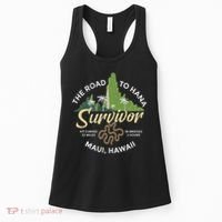 Road To Hana Survivor Curvy Palm Maui Hawaii Women's Tank Top thumb 0