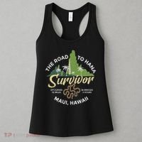 Road To Hana Survivor Curvy Palm Maui Hawaii Women's Tank Top thumb 3
