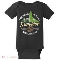 Road To Hana Survivor Curvy Palm Maui Hawaii Baby Bodysuit thumb 0