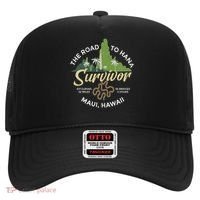 Road To Hana Survivor Curvy Palm Maui Hawaii Hat thumb 0