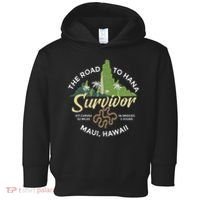 Road To Hana Survivor Curvy Palm Maui Hawaii Toddler Hoodie thumb 0