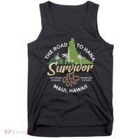 Road To Hana Survivor Curvy Palm Maui Hawaii Tank Top thumb 0