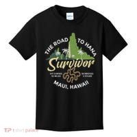 Road To Hana Survivor Curvy Palm Maui Hawaii Kids T-Shirt thumb 0
