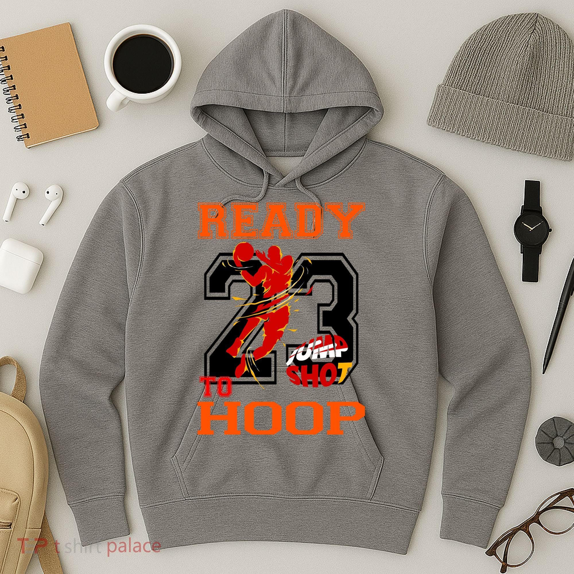 Ready To Hoop Basketball 23 Hoodie