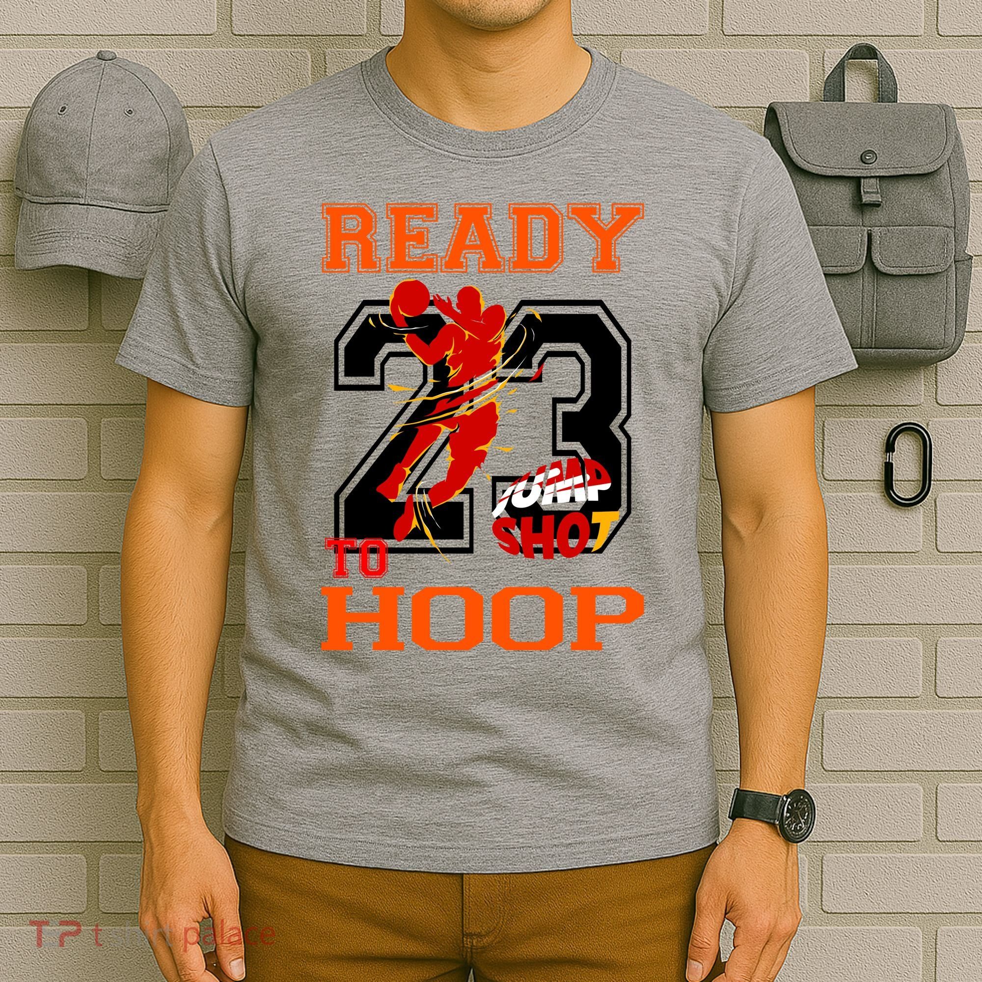 Ready To Hoop Basketball 23 T-Shirt