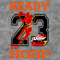 Ready To Hoop Basketball 23 T-Shirt thumb 7