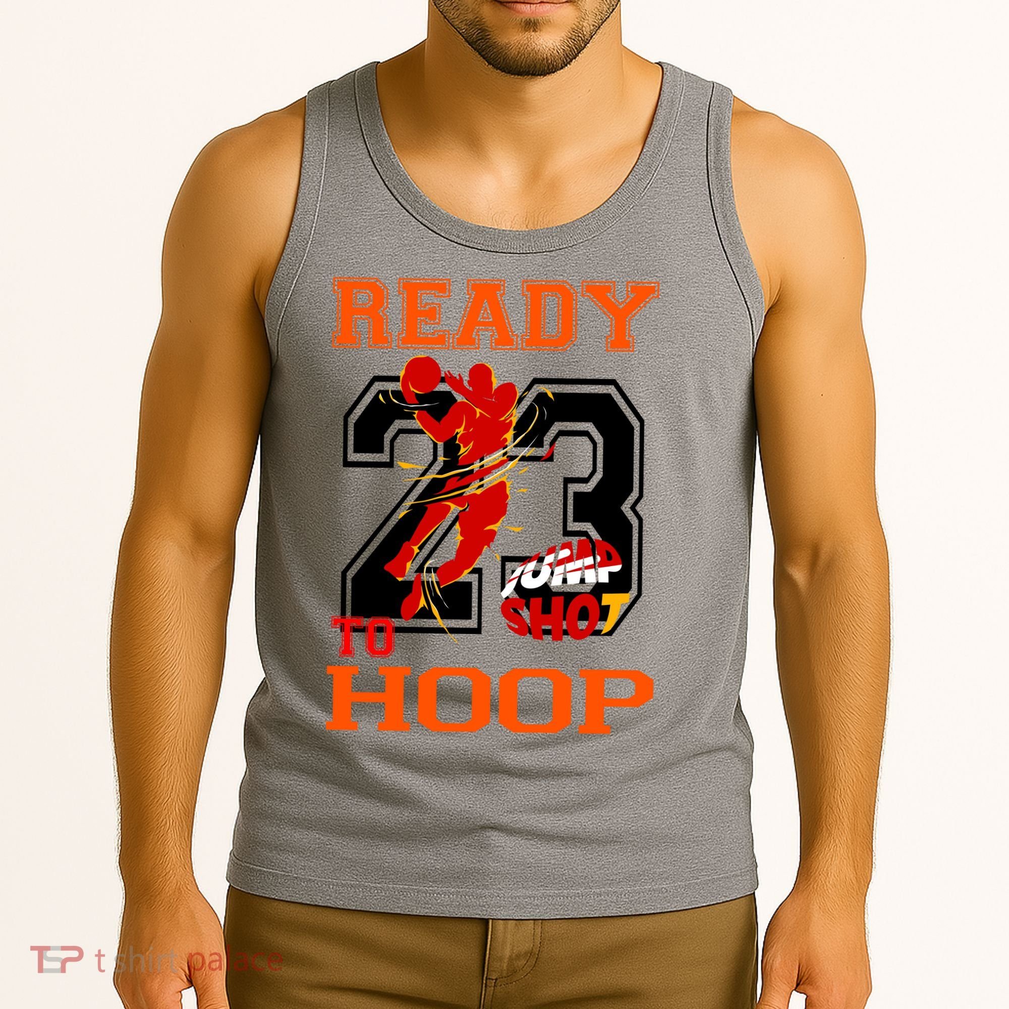 Ready To Hoop Basketball 23 Tank Top