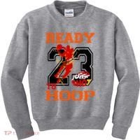 Ready To Hoop Basketball 23 Kids Sweatshirt thumb 0