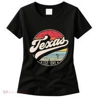 Retro Texas Home State TX Cool 70s Style Sunset Women's T-Shirt thumb 0