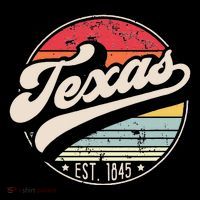Retro Texas Home State TX Cool 70s Style Sunset Women's T-Shirt thumb 6