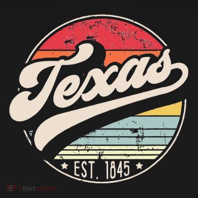 Retro Texas Home State TX Cool 70s Style Sunset Full Zip Hoodie