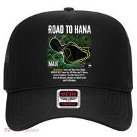 Road To Hana Map Maui Island Surfing Hawaiian Beach Summer Hat thumb 0