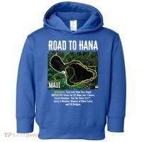 Road To Hana Map Maui Island Surfing Hawaiian Beach Summer Toddler Hoodie thumb 0