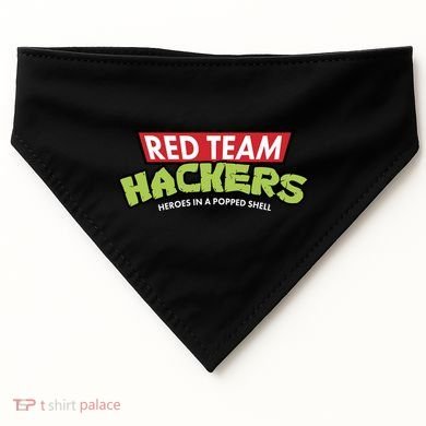 Red Team Hackers Heroes In A Popped Shell USA-Made Doggie Bandana