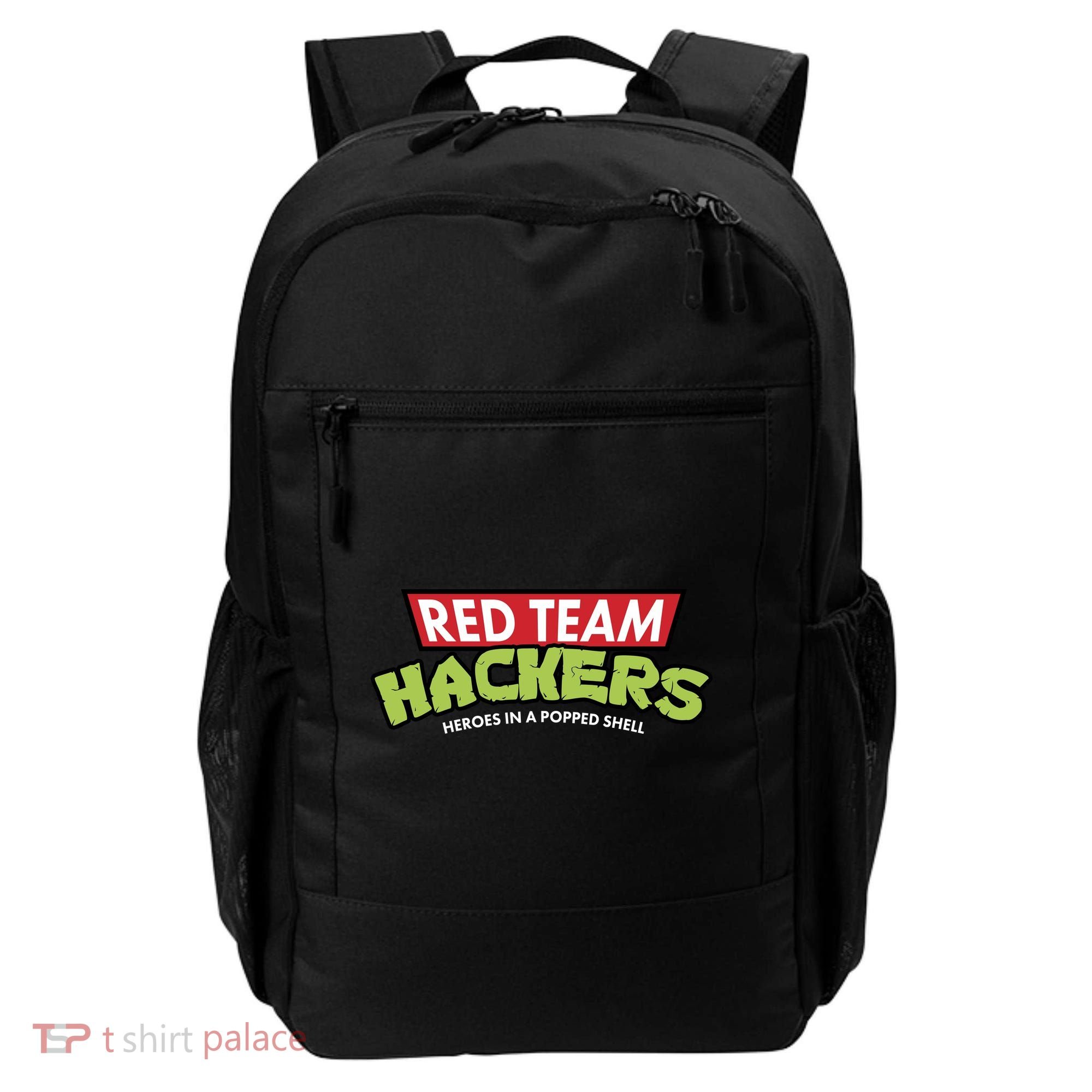 Red Team Hackers Heroes In A Popped Shell Backpack