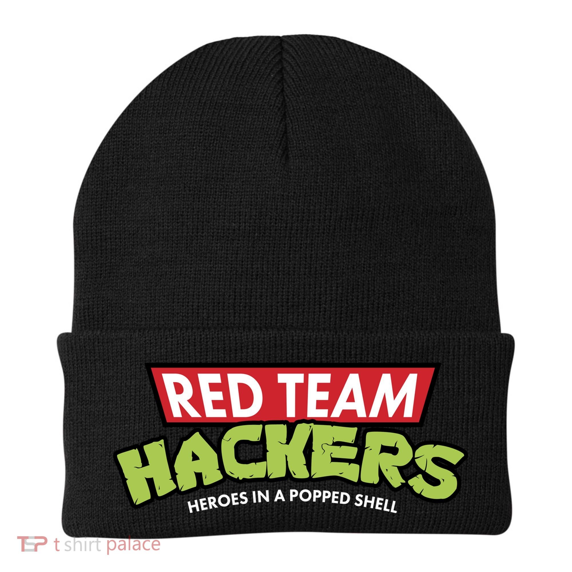 Red Team Hackers Heroes In A Popped Shell Beanie