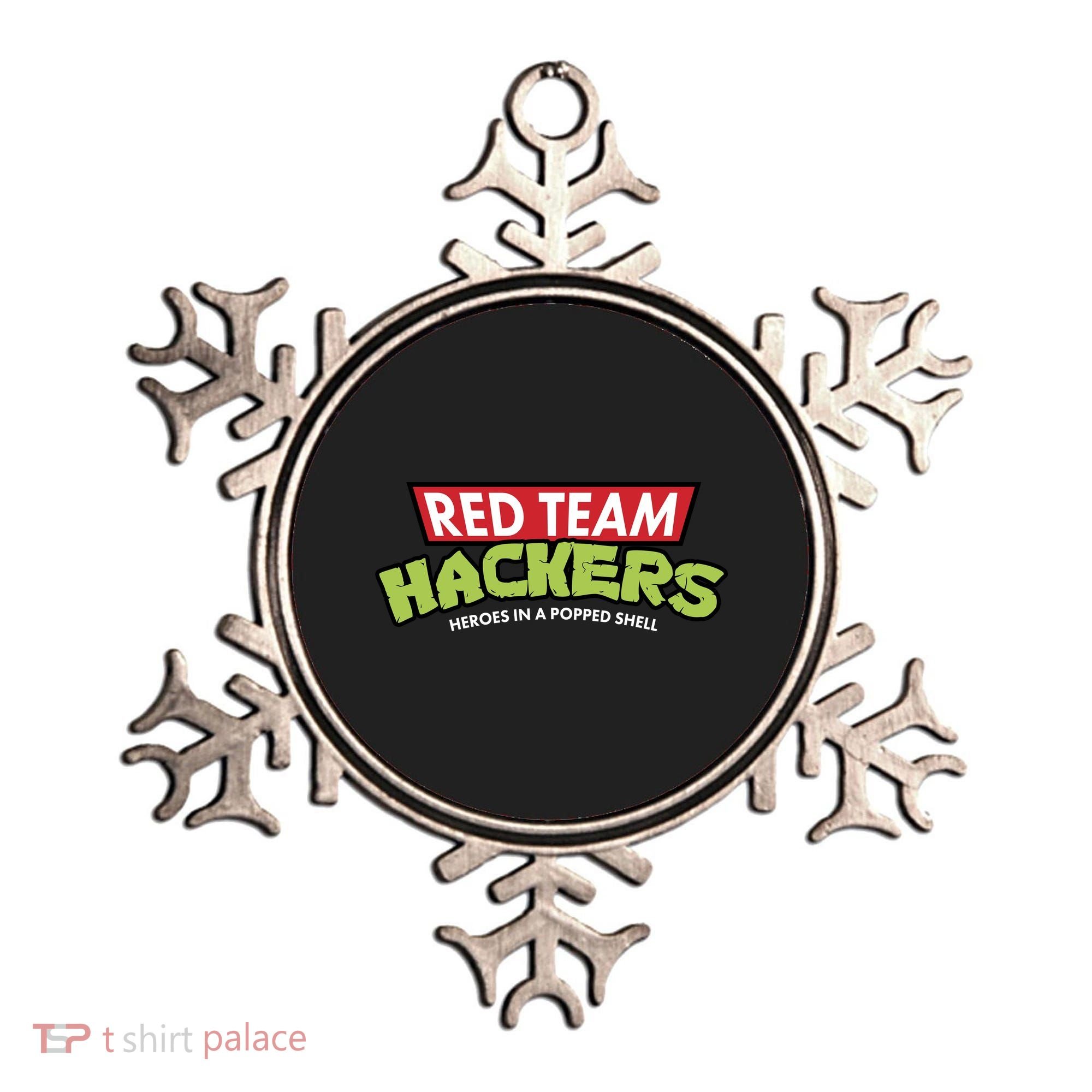 Red Team Hackers Heroes In A Popped Shell Ornament