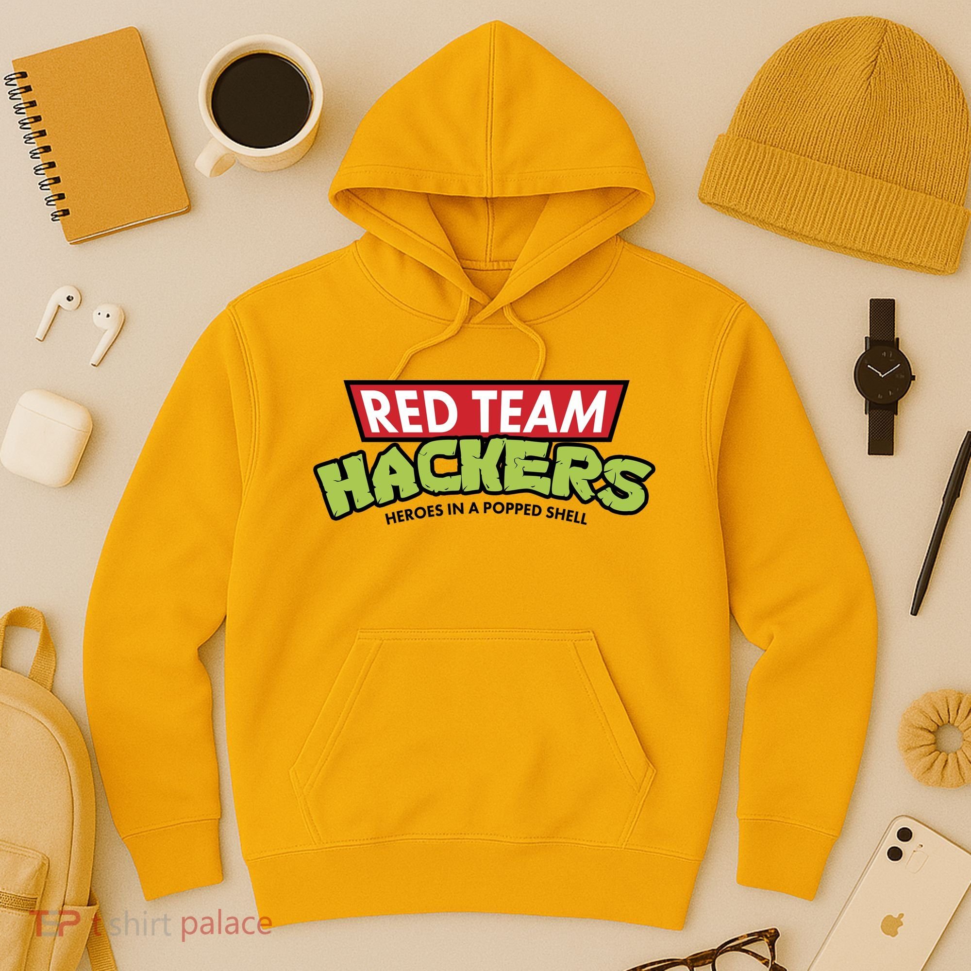 Red Team Hackers Heroes In A Popped Shell Hoodie