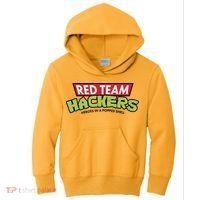 Red Team Hackers Heroes In A Popped Shell Kids Hoodie thumb 0