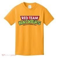 Red Team Hackers Heroes In A Popped Shell Kids T-Shirt thumb 0
