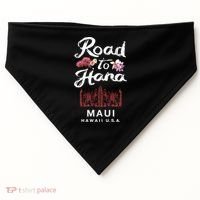 Road To Hana Maui Hawaiian Gift USA-Made Doggie Bandana thumb 0