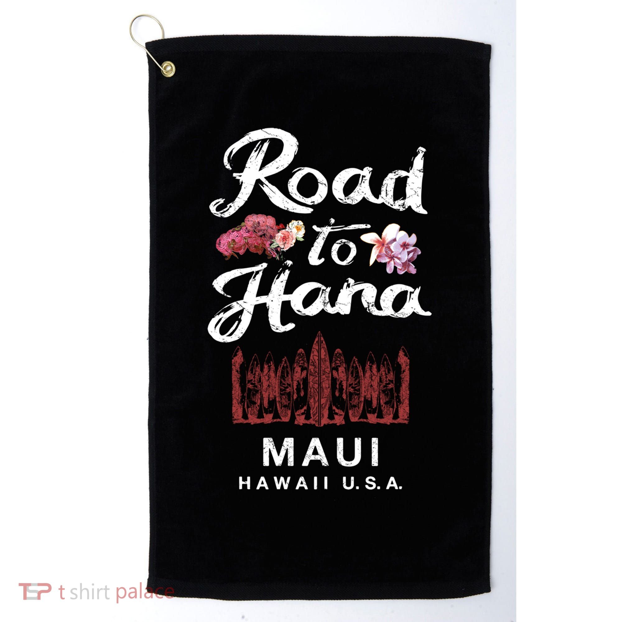Road To Hana Maui Hawaiian Gift Golf Towel