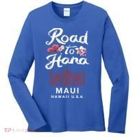 Road To Hana Maui Hawaiian Gift Women's Long Sleeve Shirt thumb 0