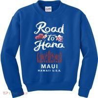 Road To Hana Maui Hawaiian Gift Kids Sweatshirt thumb 0
