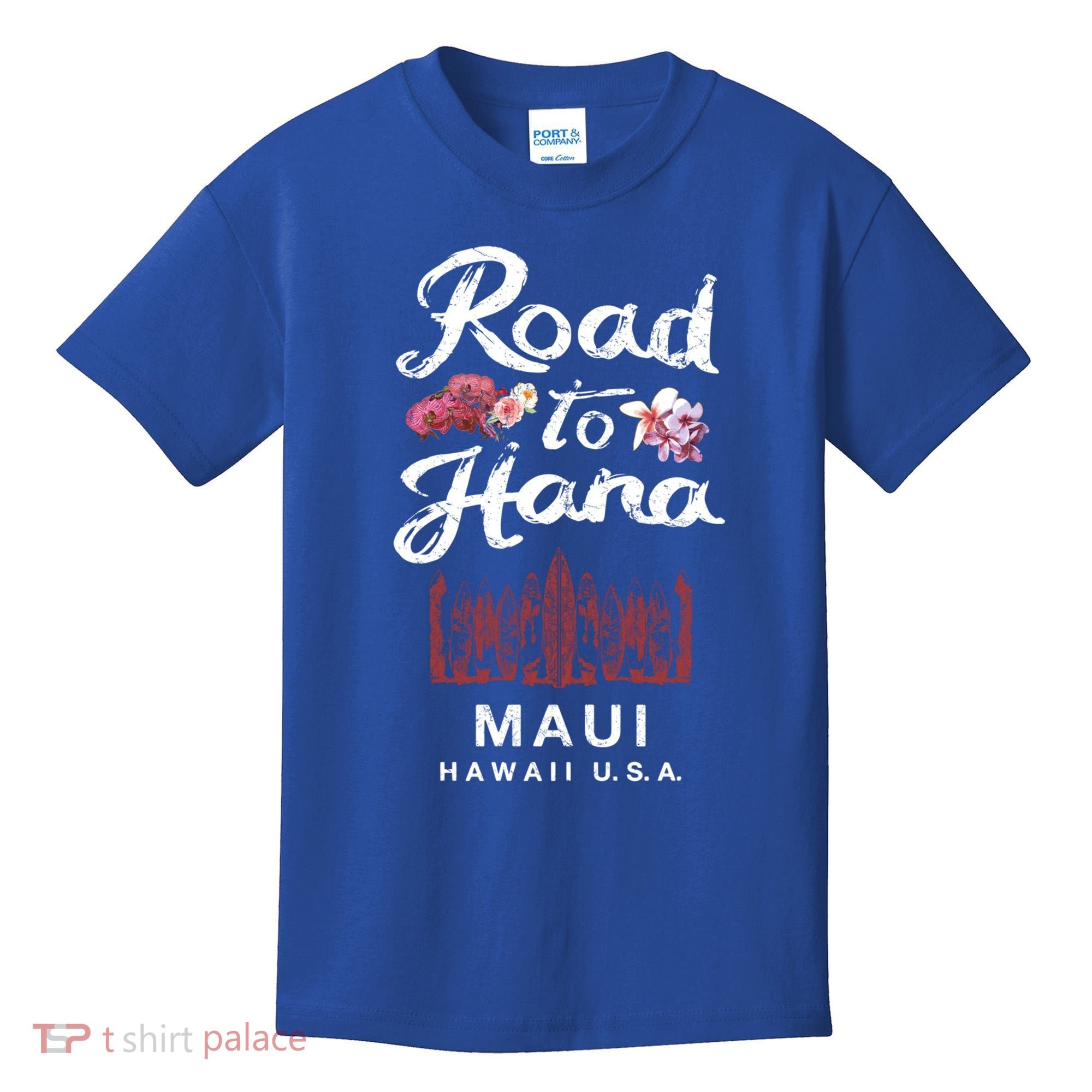 Road To Hana Maui Hawaiian Gift Kids T-Shirt
