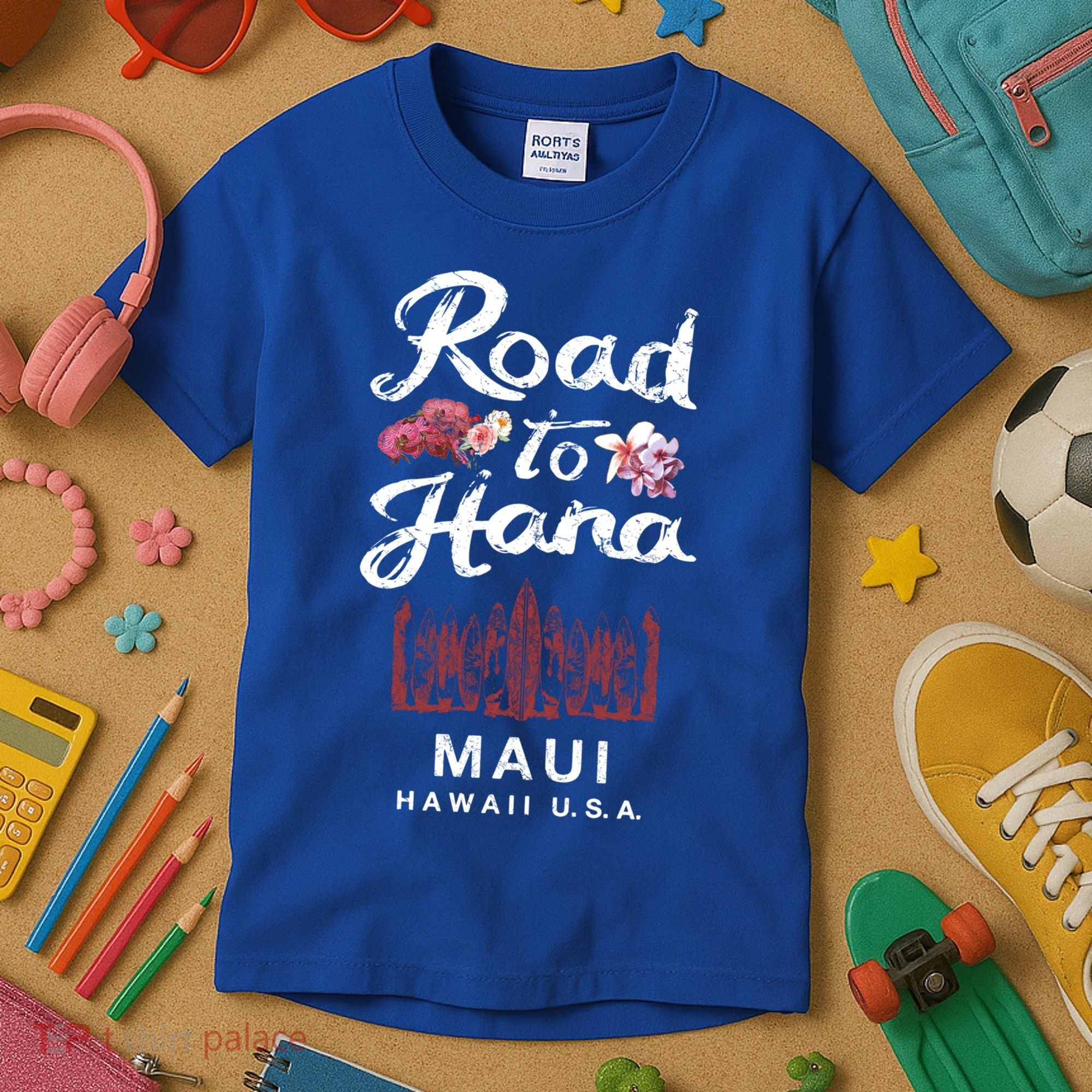 Road To Hana Maui Hawaiian Gift Kids T-Shirt