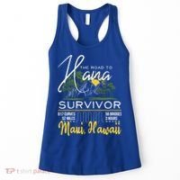 Road To Hana Survivor Curvy Palm Maui Hawaii Lover Gift Women's Tank Top thumb 0
