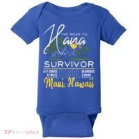 Road To Hana Survivor Curvy Palm Maui Hawaii Lover Gift Baby Bodysuit thumb 0