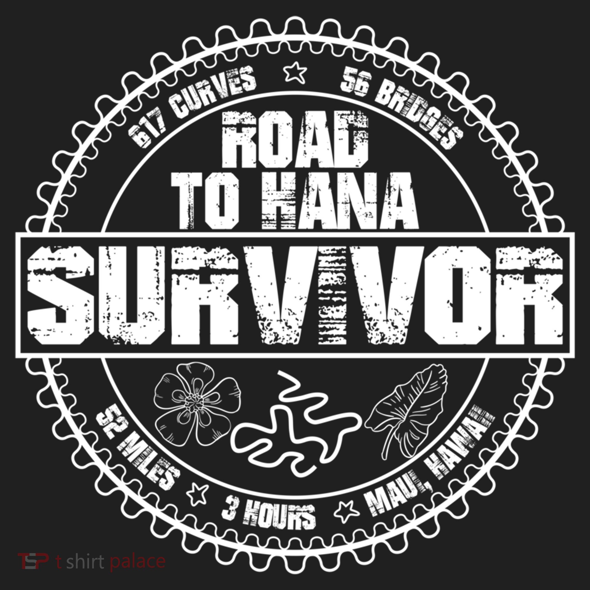 Road To Hana Survivor Curvy Palm Maui Hawaii Lover Gift Hat
