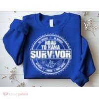 Road To Hana Survivor Curvy Palm Maui Hawaii Lover Gift Sweatshirt thumb 2