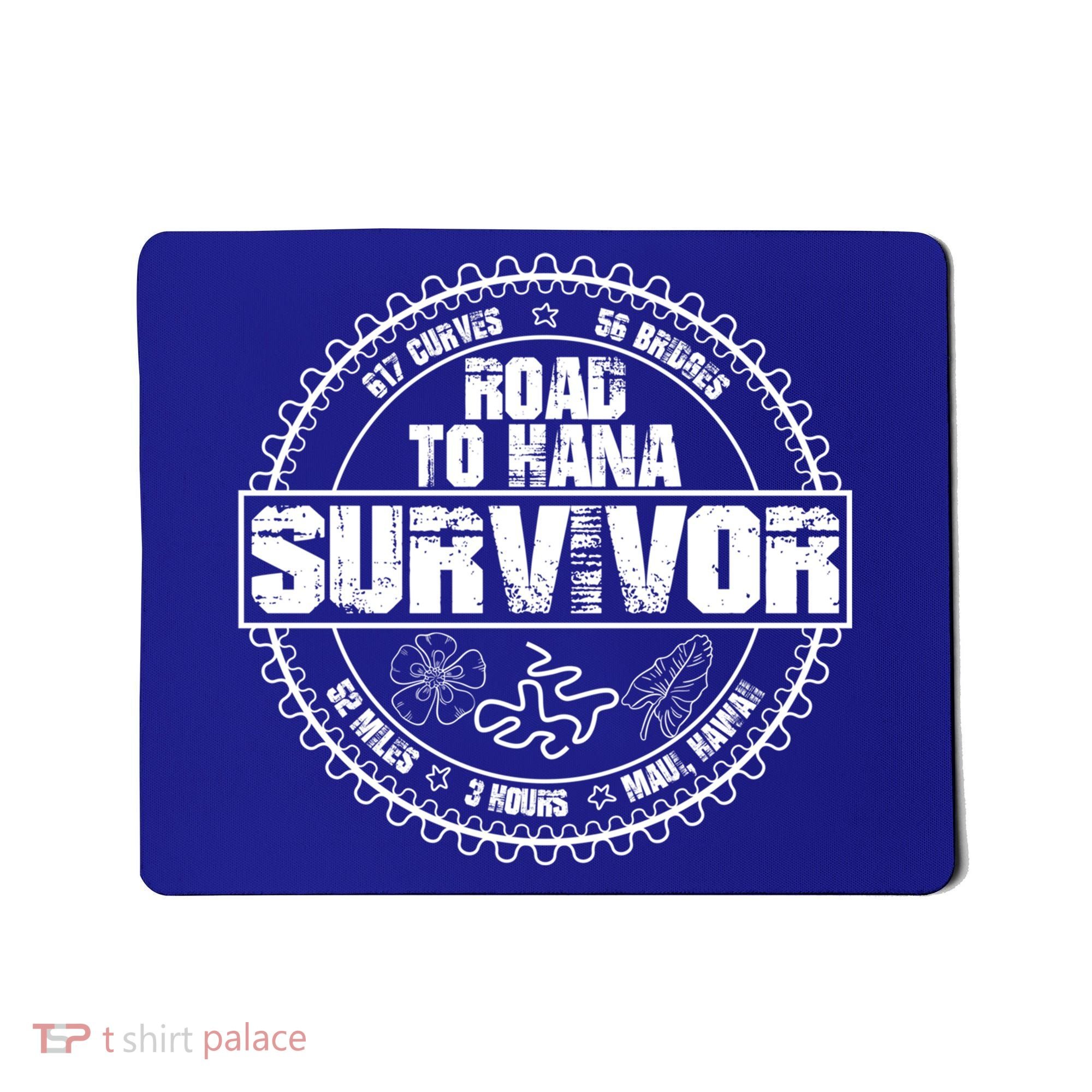 Road To Hana Survivor Curvy Palm Maui Hawaii Lover Gift Mousepad