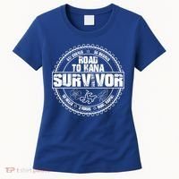 Road To Hana Survivor Curvy Palm Maui Hawaii Lover Gift Women's T-Shirt thumb 0