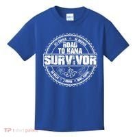 Road To Hana Survivor Curvy Palm Maui Hawaii Lover Gift Kids T-Shirt thumb 0