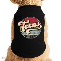 Retro Texas Home State Tx Cool 70s Style Sunset Doggie Tank thumb 0