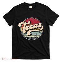 Retro Texas Home State Tx Cool 70s Style Sunset T-Shirt thumb 0