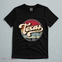Retro Texas Home State Tx Cool 70s Style Sunset T-Shirt thumb 5
