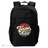 Retro Texas Home State Tx Cool 70s Style Sunset Backpack thumb 0