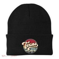 Retro Texas Home State Tx Cool 70s Style Sunset Beanie thumb 0