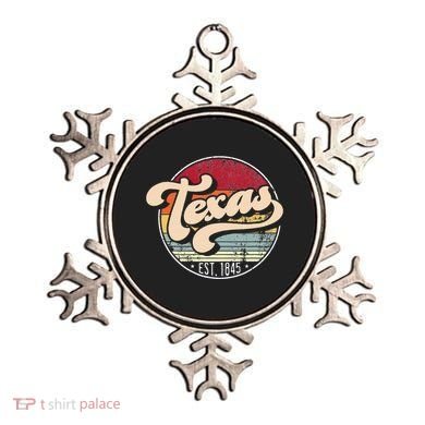 Retro Texas Home State Tx Cool 70s Style Sunset Ornament