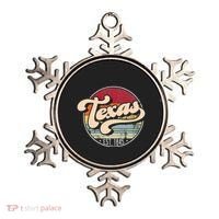 Retro Texas Home State Tx Cool 70s Style Sunset Ornament thumb 0