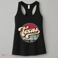 Retro Texas Home State Tx Cool 70s Style Sunset Women's Tank Top thumb 3