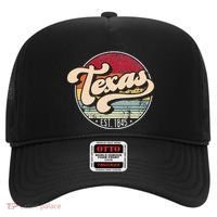 Retro Texas Home State Tx Cool 70s Style Sunset Hat thumb 0