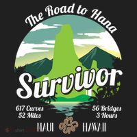 Road To Hana Survivor Curvy Palm Maui Hawaii Lover Gift Beanie thumb 2