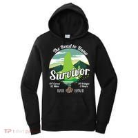 Road To Hana Survivor Curvy Palm Maui Hawaii Lover Gift Women's Hoodie thumb 0